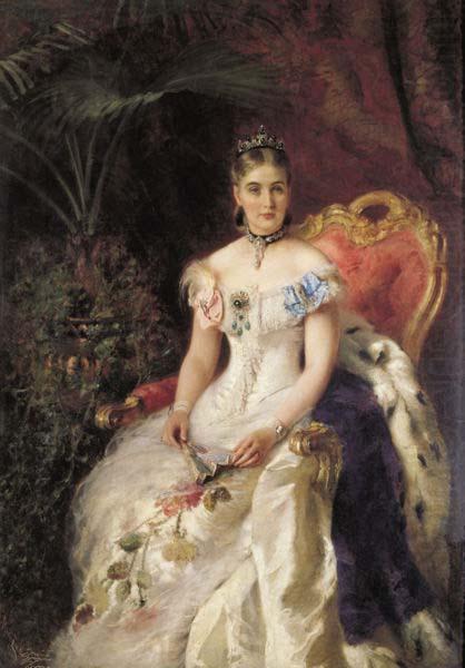 Portrait of Countess Maria Mikhailovna Volkonskaya, Konstantin Makovsky